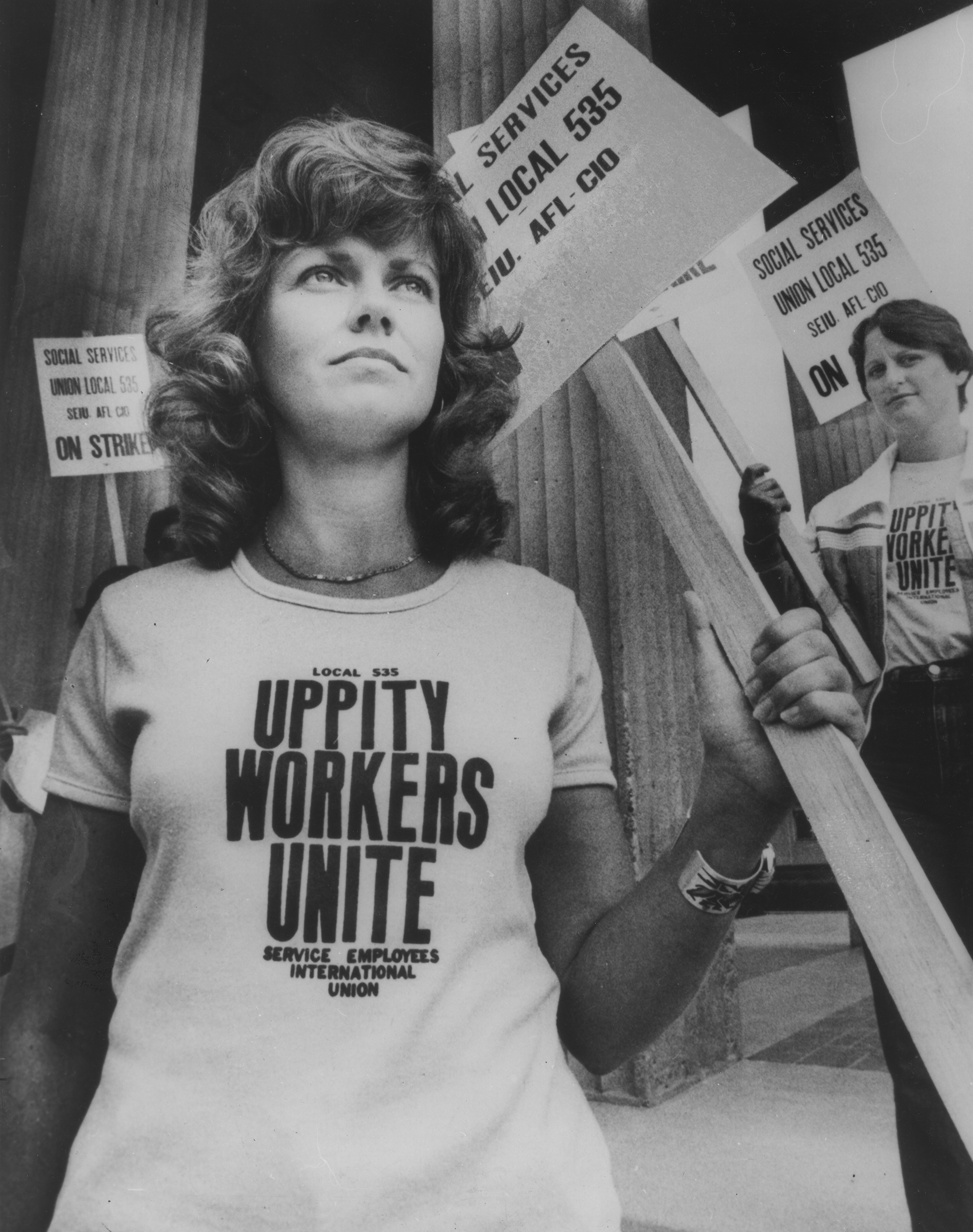 In the 1980s, members of Local 535 went on strike with these shirts.