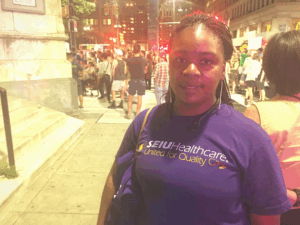 Tyheera Sanders, Home care worker, United Home Care Workers of PA