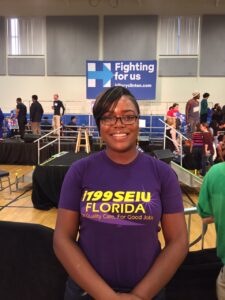 Kimberly White, member at SEIU1199 FL
